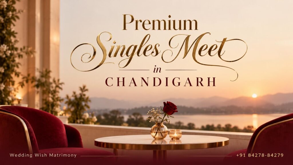 Premium Singles Meet in Chandigarh – Luxury matrimonial matchmaking by Wedding Wish Matrimony.